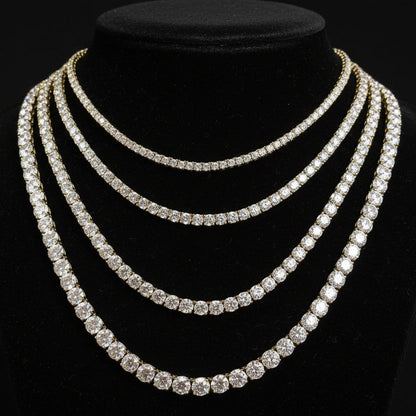 Moissanite Tennis Chain 4MM