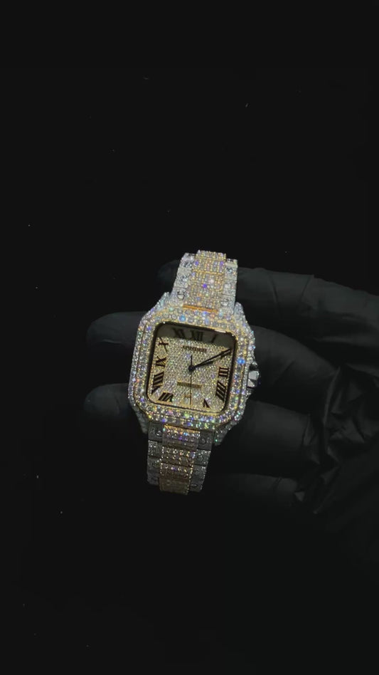 Iced Out VVS Custom Moissanite 41MM Watch