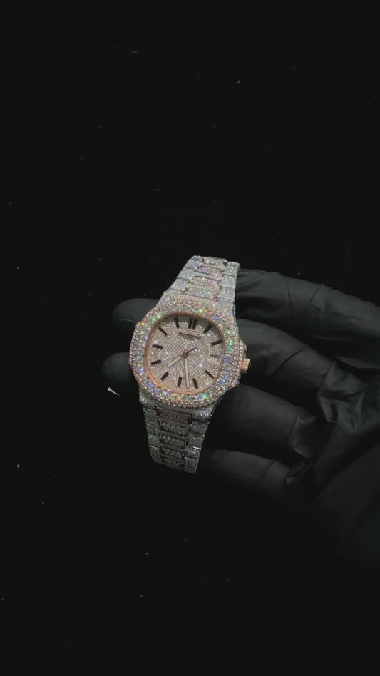 Iced Out VVS Custom Moissanite 41MM Watch