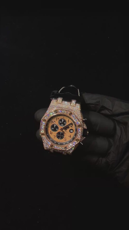 Iced Out VVS Custom Moissanite 41MM Watch