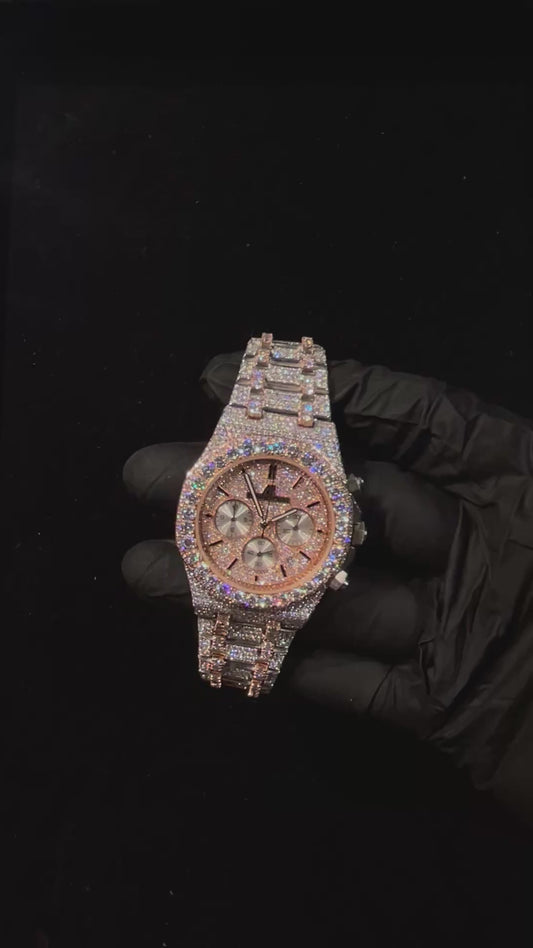 Iced Out VVS Custom Moissanite 41MM Watch