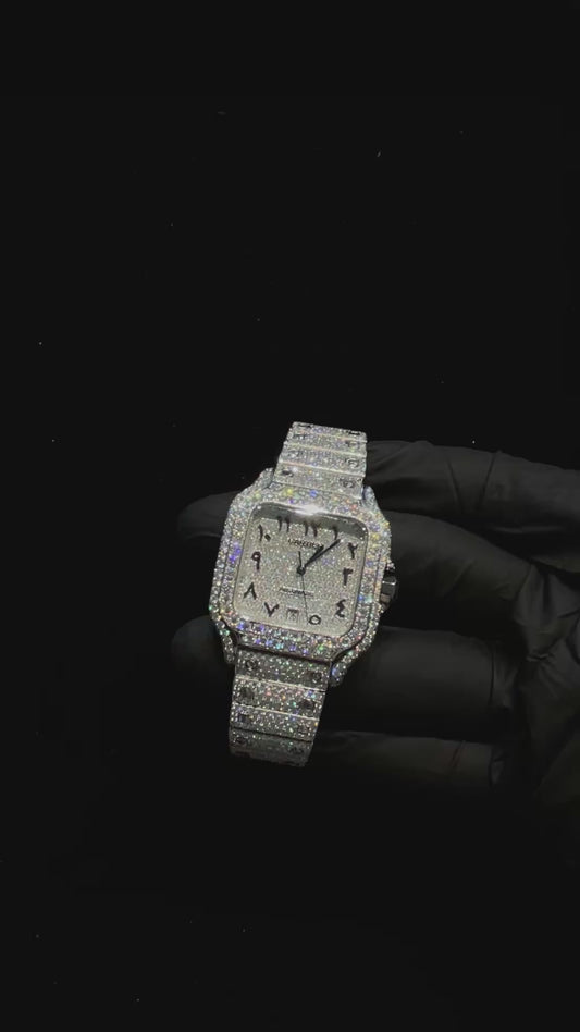 Iced Out VVS Custom Moissanite 41MM Watch